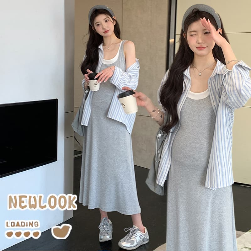 2026 가을 새로운 느긋한 게으른 착용 가져 가라. 투피스 세트 이미지 4