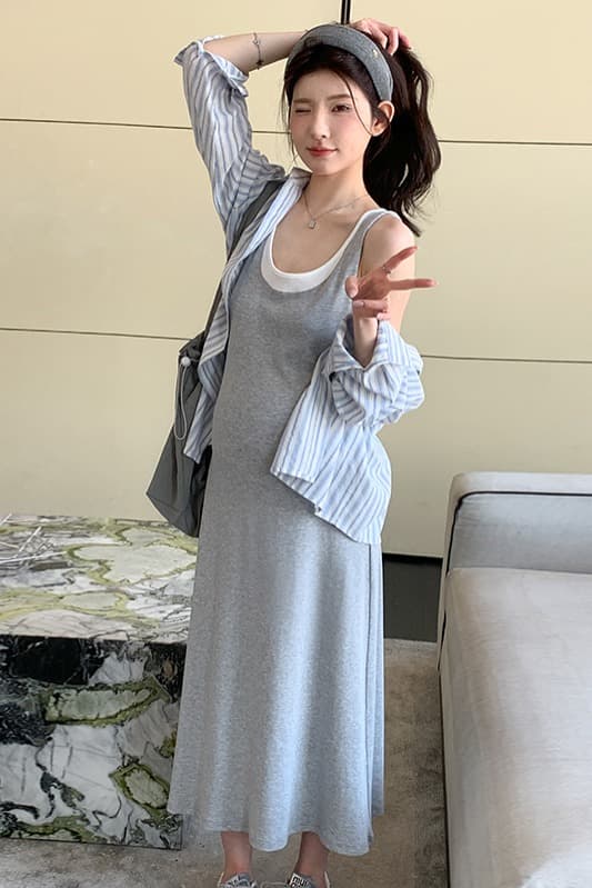 2026 가을 새로운 느긋한 게으른 착용 가져 가라. 투피스 세트 이미지 7
