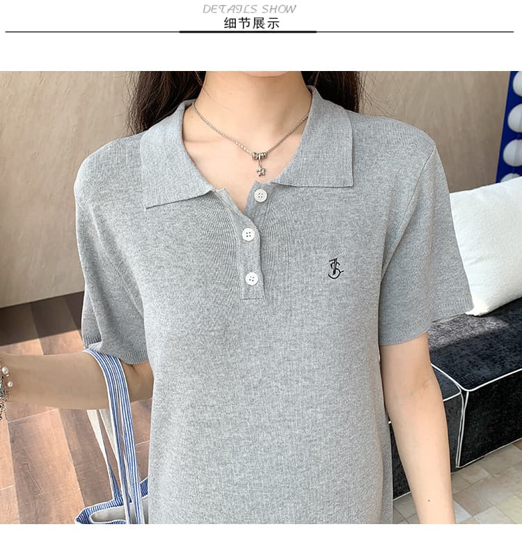 2026 여름 높음 지혜 게으른 치마 익스트림 제인 바람 롱 코트 트임 POLO 칼라 드레스 여름 스트레이트 티셔츠 치마 상세 이미지 33