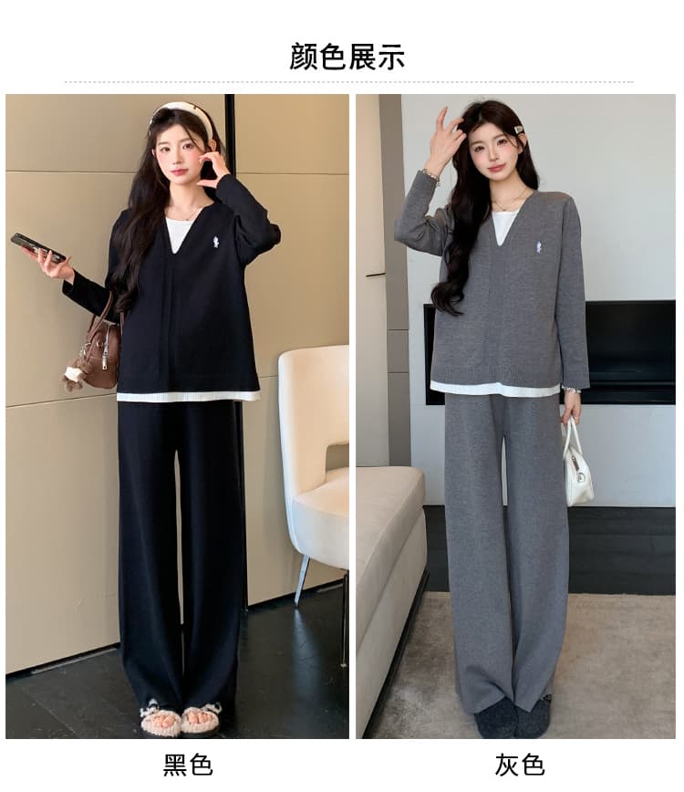 2026 가을 느긋한 바람 게으른 착용 가져 가라. 세트 상세 이미지 12