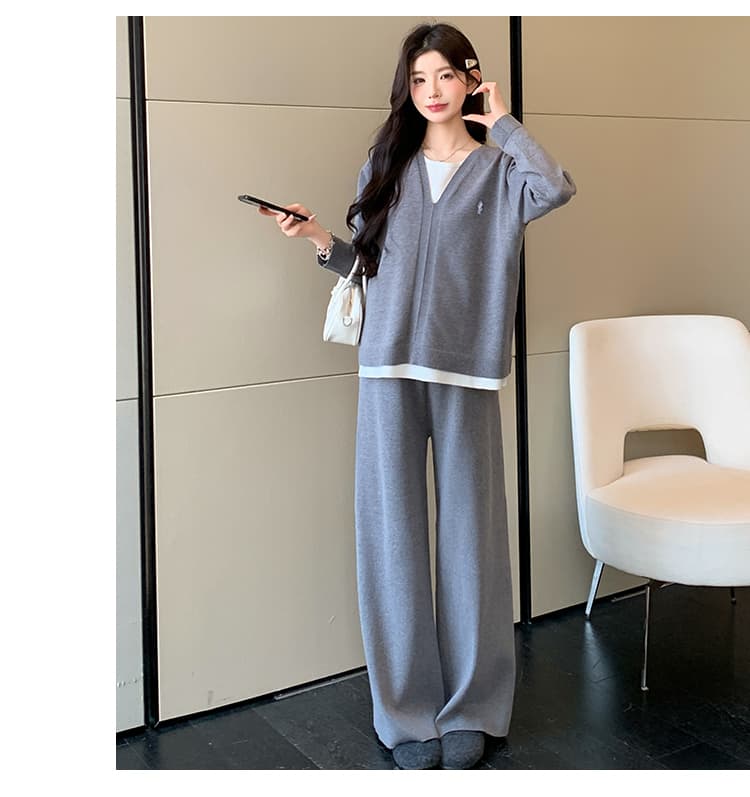 2026 가을 느긋한 바람 게으른 착용 가져 가라. 세트 상세 이미지 17