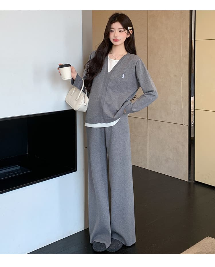 2026 가을 느긋한 바람 게으른 착용 가져 가라. 세트 상세 이미지 21