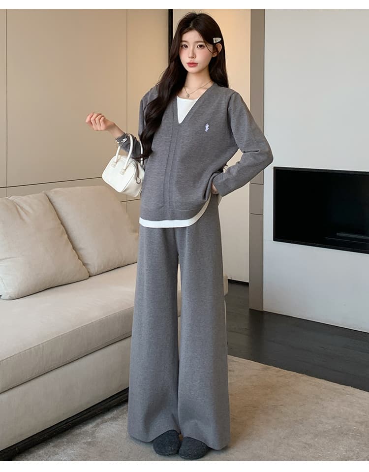 2026 가을 느긋한 바람 게으른 착용 가져 가라. 세트 상세 이미지 24