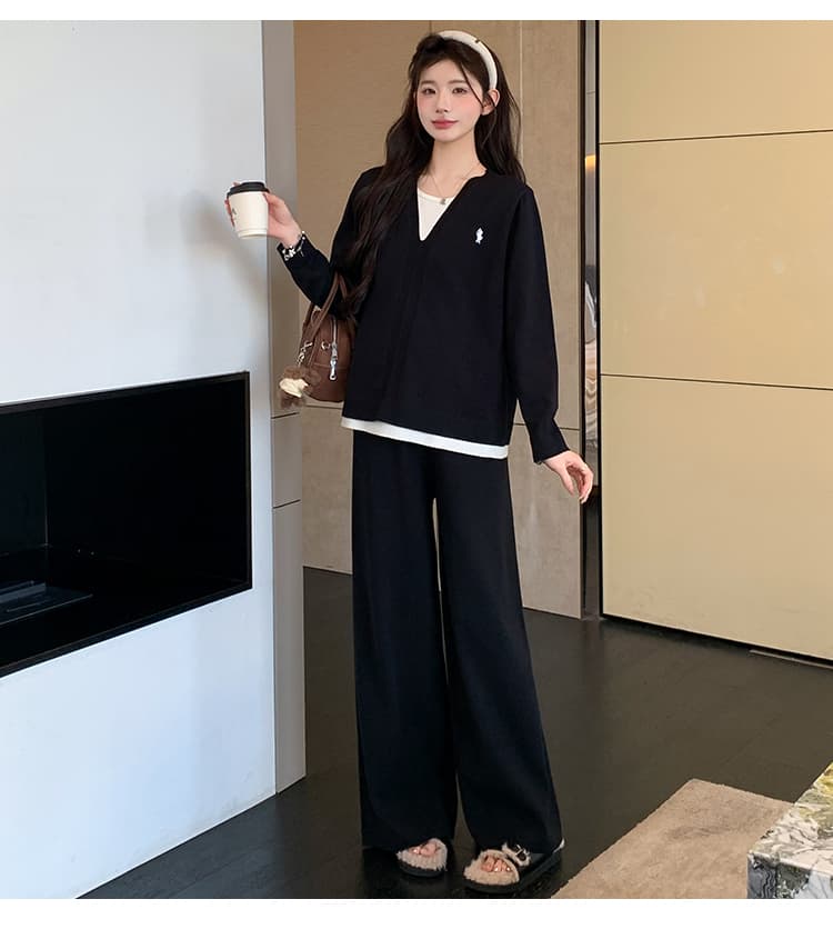 2026 가을 느긋한 바람 게으른 착용 가져 가라. 세트 상세 이미지 40