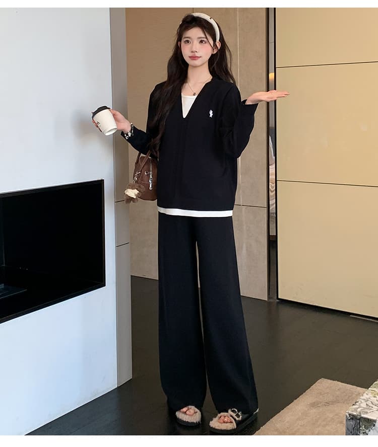 2026 가을 느긋한 바람 게으른 착용 가져 가라. 세트 상세 이미지 42