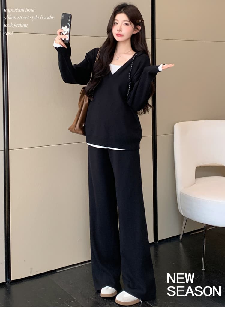 2026 가을 느긋한 게으른 착용 가져 가라. 세트 상세 이미지 1