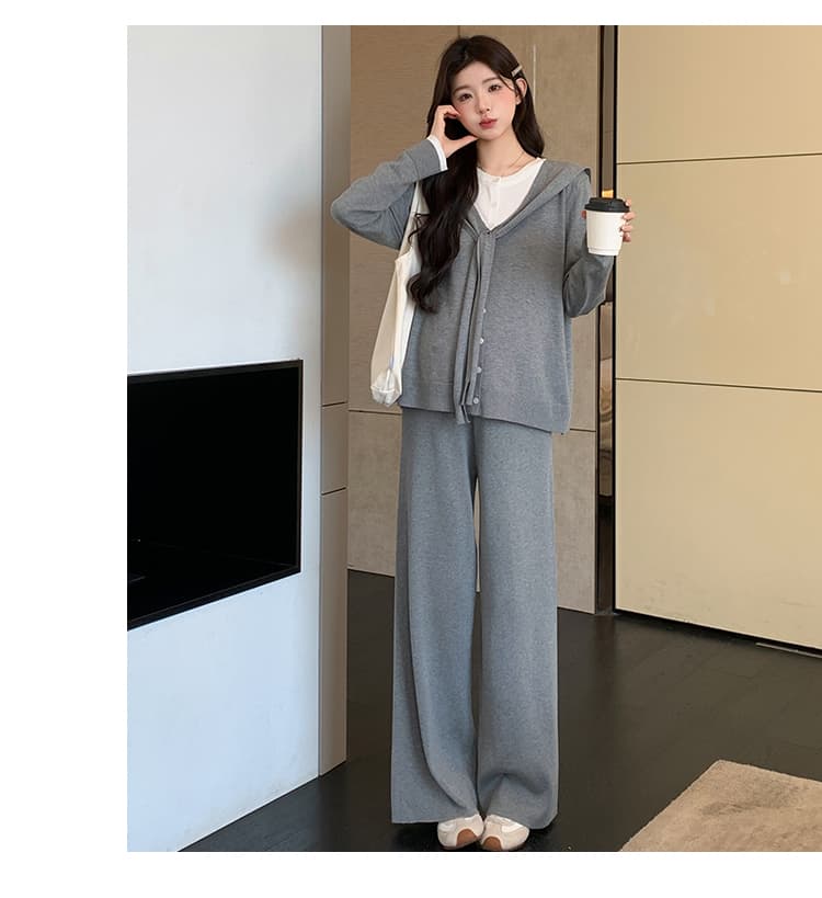 2026 가을 새로운 느긋한 게으른 착용 가져 가라. 세트 상세 이미지 23