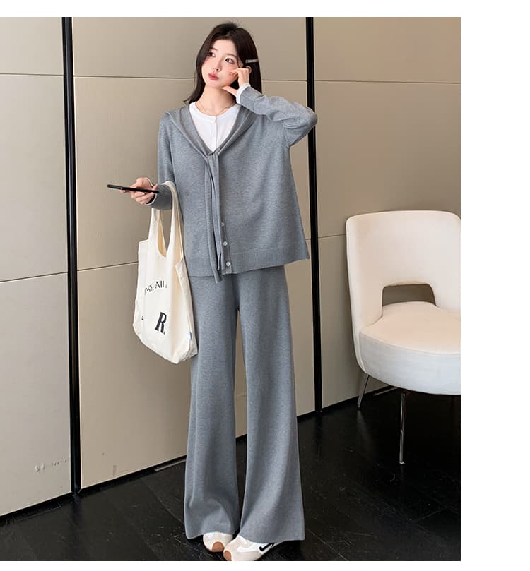 2026 가을 새로운 느긋한 게으른 착용 가져 가라. 세트 상세 이미지 30
