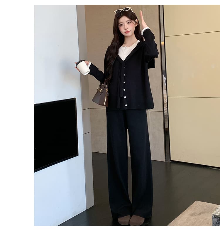 2026 가을 새로운 느긋한 게으른 착용 가져 가라. 세트 상세 이미지 45