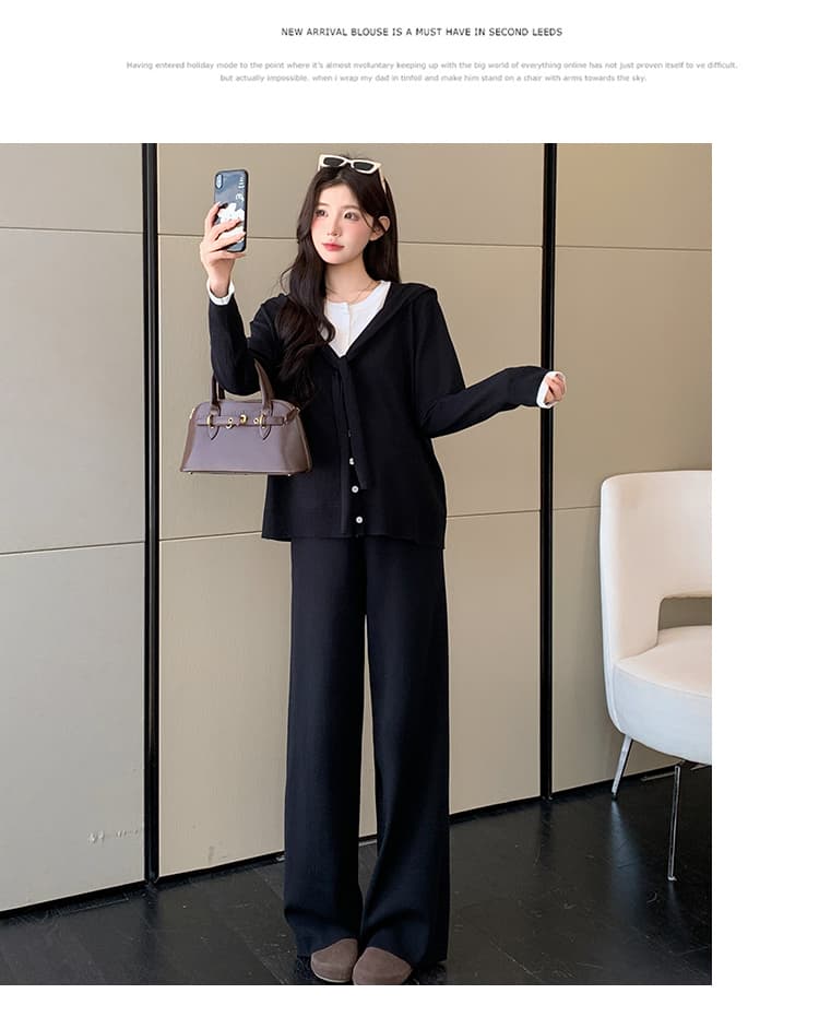 2026 가을 새로운 느긋한 게으른 착용 가져 가라. 세트 상세 이미지 50