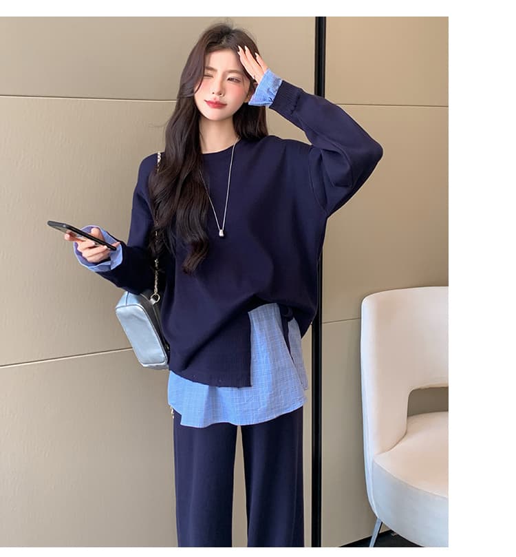 2026 가을 새로운 느긋한 게으른 착용 가져 가라. 세트 상세 이미지 30
