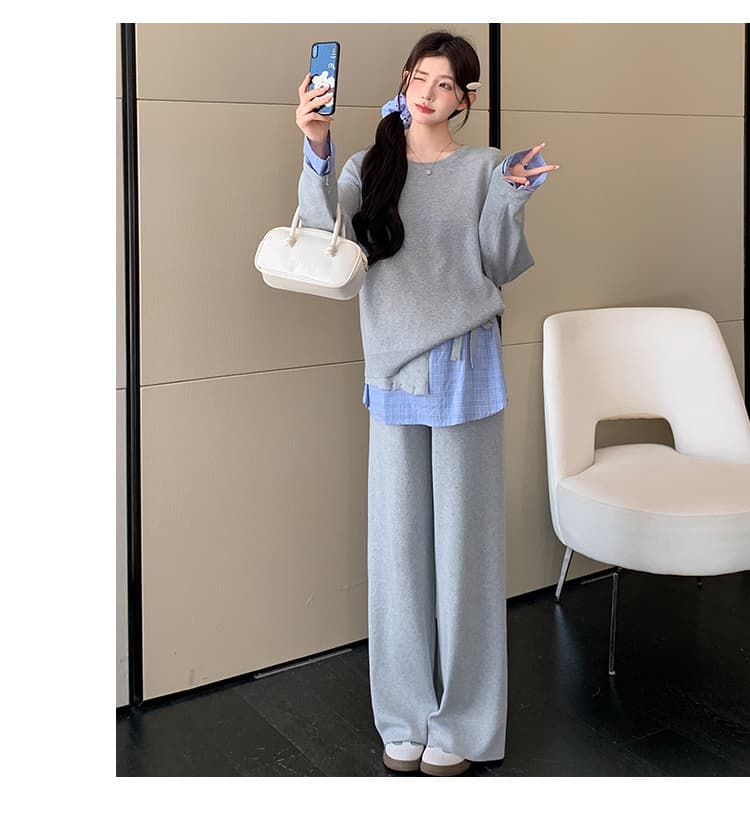 2026 가을 새로운 느긋한 게으른 착용 가져 가라. 세트 상세 이미지 50