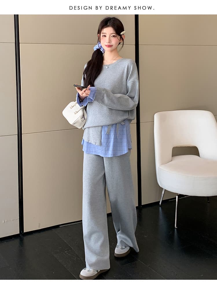 2026 가을 새로운 느긋한 게으른 착용 가져 가라. 세트 상세 이미지 52