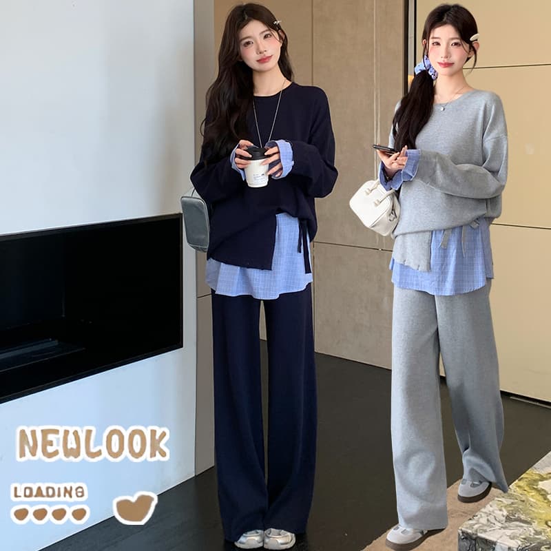 2026 가을 새로운 느긋한 게으른 착용 가져 가라. 세트 이미지 3