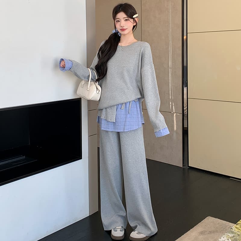 2026 가을 새로운 느긋한 게으른 착용 가져 가라. 세트 이미지 4