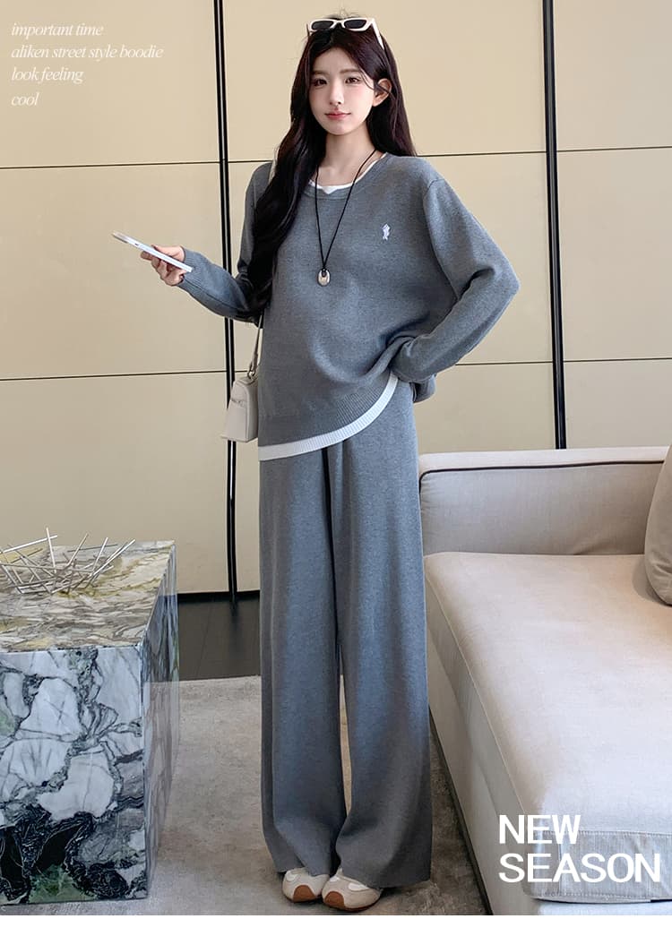 2026 가을 게으른 착용 가져 가라. 세트 상세 이미지 1