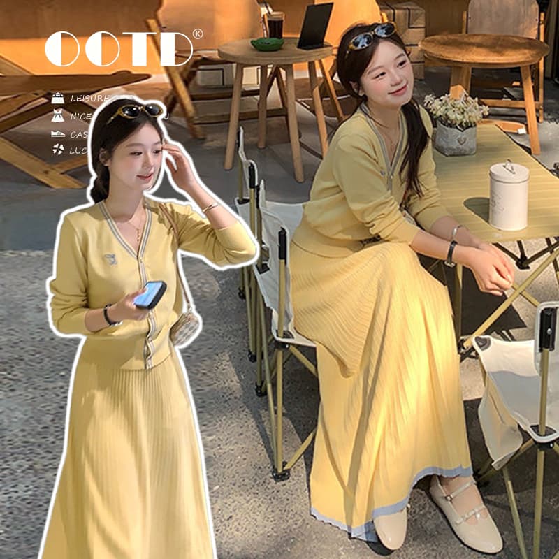 2026 가을 새로운 게으른 착용 가져 가라. 치마 세트 이미지 3