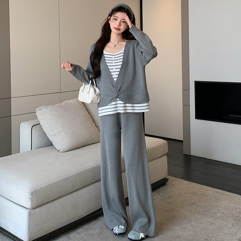 2026 가을 새로운 게으른 착용 가져 가라. 캐주얼 세트 이미지 6