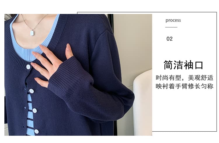 2026 가을 새로운 게으른 착용 가져 가라. 캐주얼 세트 상세 이미지 8