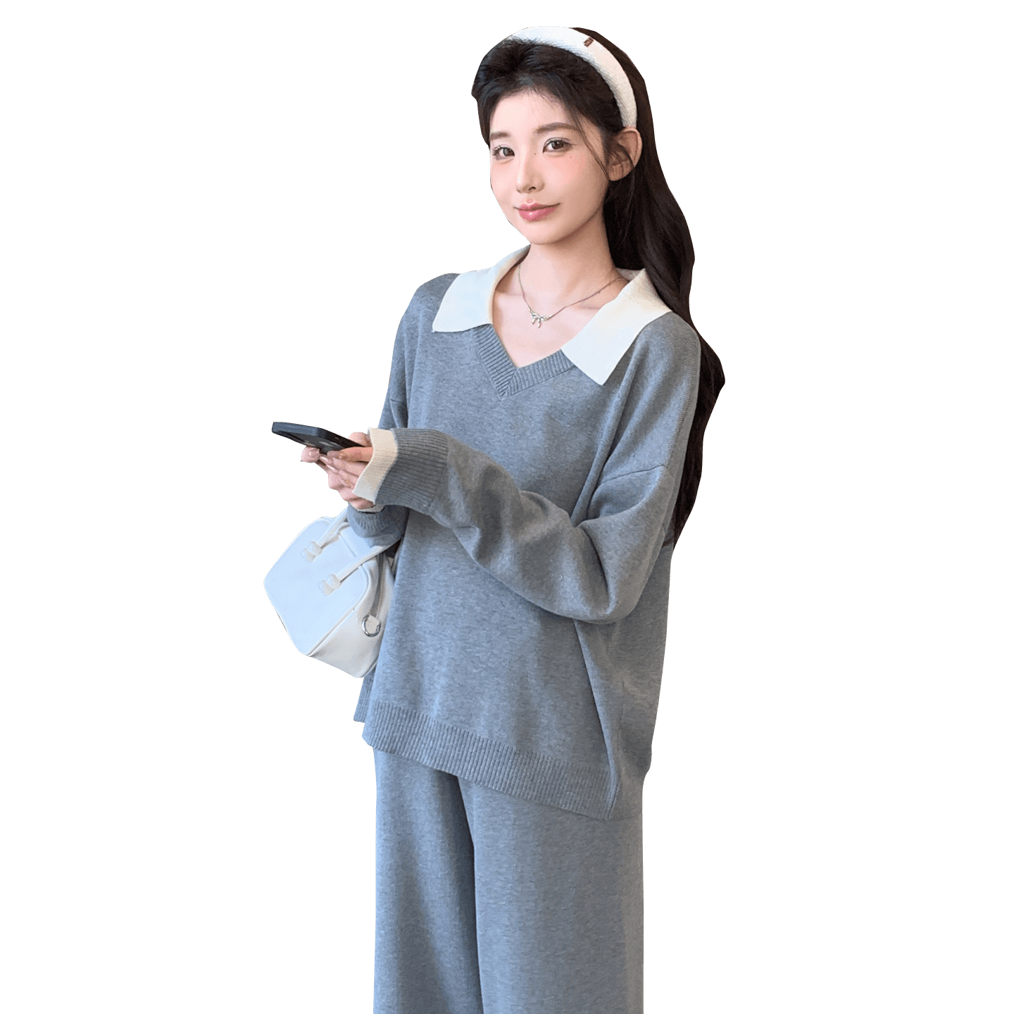 2026 가을 새로운 느긋한 게으른 착용 가져 가라. 캐주얼 세트 이미지 6