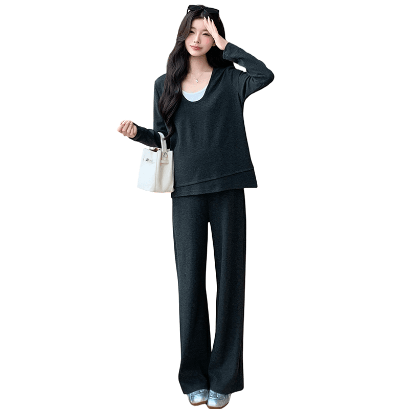 2026 가을 겨울 새로운 찹쌀 叽 叽 굴곡 유물 게으른 착용 가져 가라. 세트 이미지 6