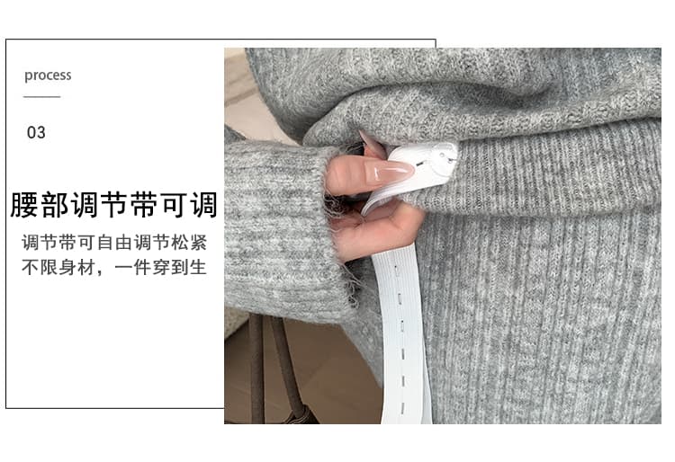 2026 임산부 가을 겨울 부드러운 찹쌀 지퍼 트위스트 꽃 패션 스웨터 캐주얼 섹션 패션 임신 엄마 스웨터 루즈핏 세트 상세 이미지 9