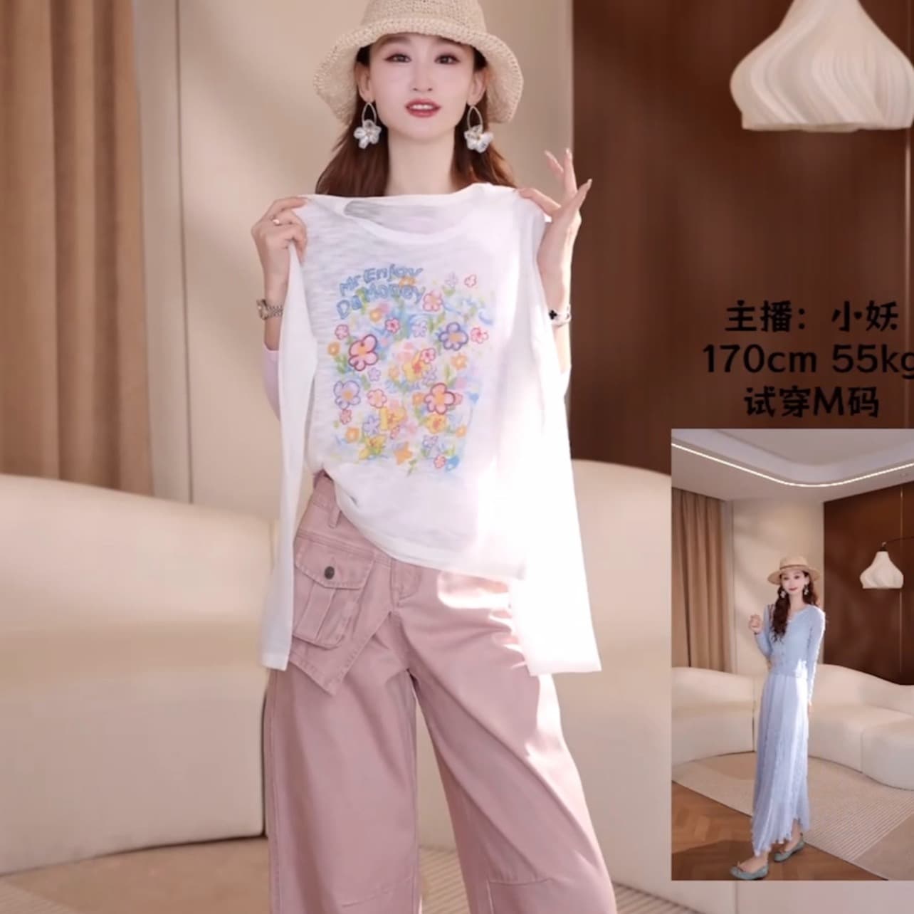 여름 새로운 낙서 꽃무늬 연령 감소 패션 블라우스 맨위 이미지 5