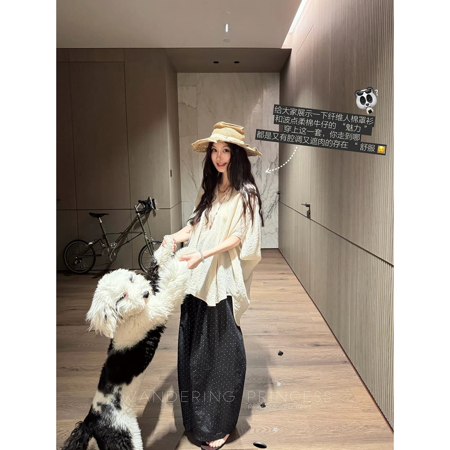 돈 미 서부 여름 얇고 가벼운 자외선 차단 블라우스 Tulle 맨위 저항 주름 V넥 주름 부드러운 바람 루즈핏 여성 셔츠 상세 이미지 2