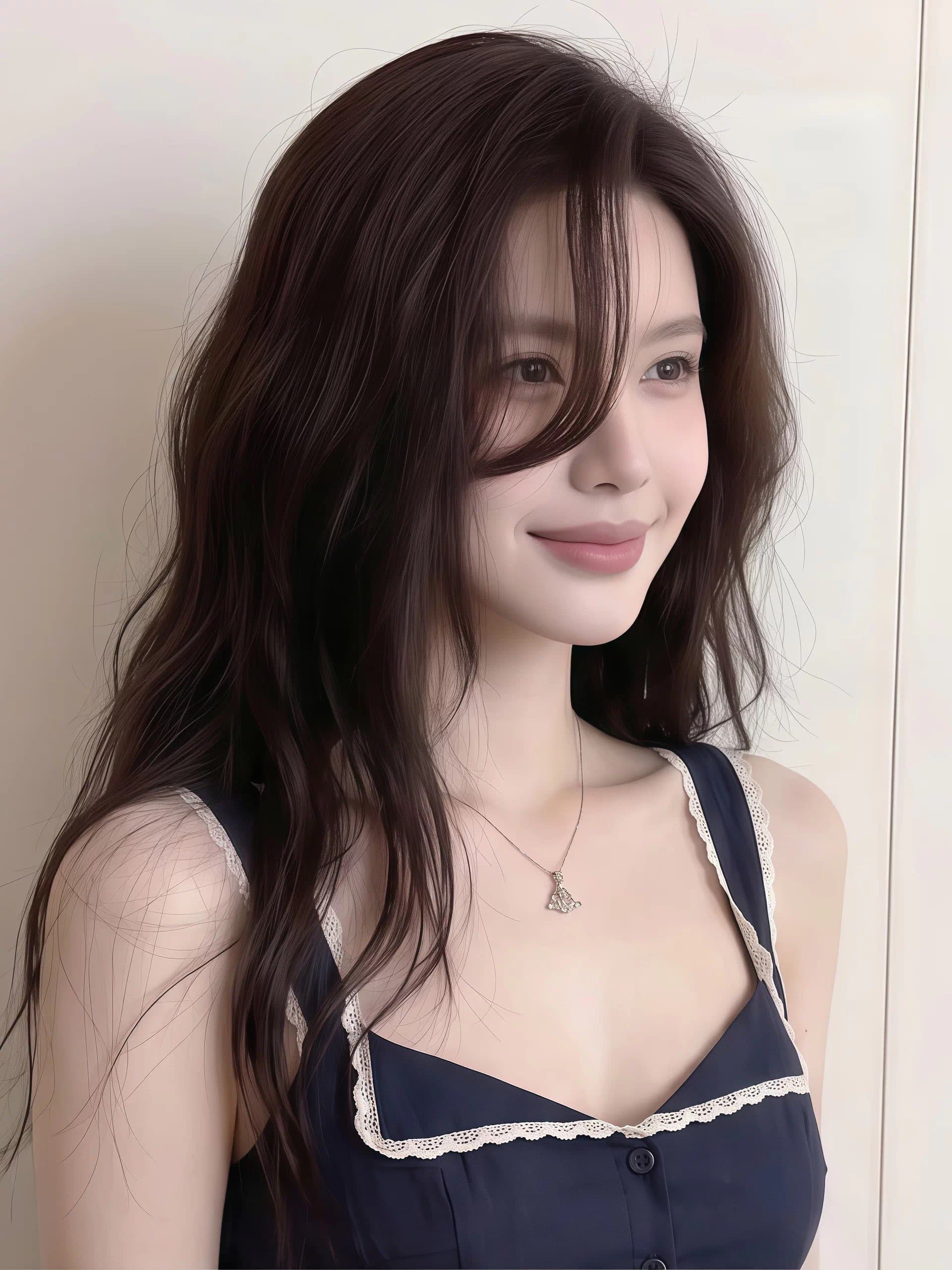 2026 년 슈퍼 요정 디자인 센스 빛 요리 한 바람 어두운 색 차가운 센스 광장 칼라 레이스 레이스 싱글 줄 버튼 허리 수축 슬립 여성 의류 이미지 4