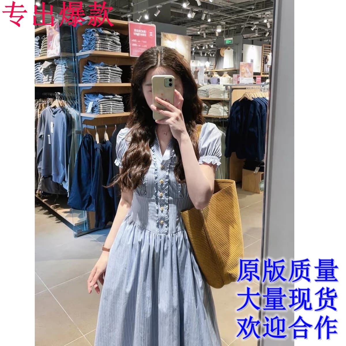 cpaia 茜 파이 우아한 안개 블루 그리드 주문 제직 체크무늬 감기 품격 서있는 자르다 허리 인감 종이 사람들 셔츠 드레스