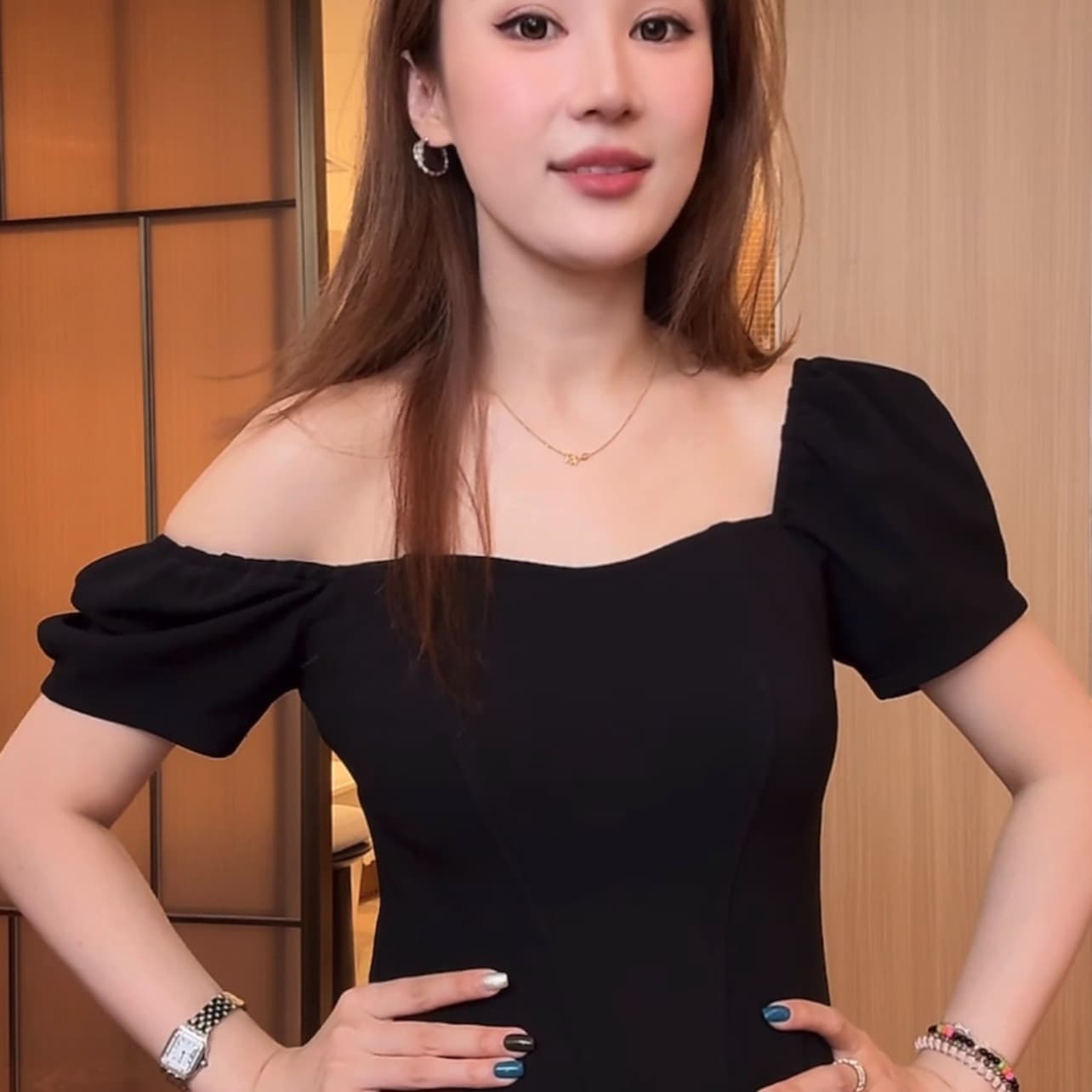2026 여름 오리지널 고급 센스 슬림해 보이는 생선뼈 통기성 맨위 이미지 5