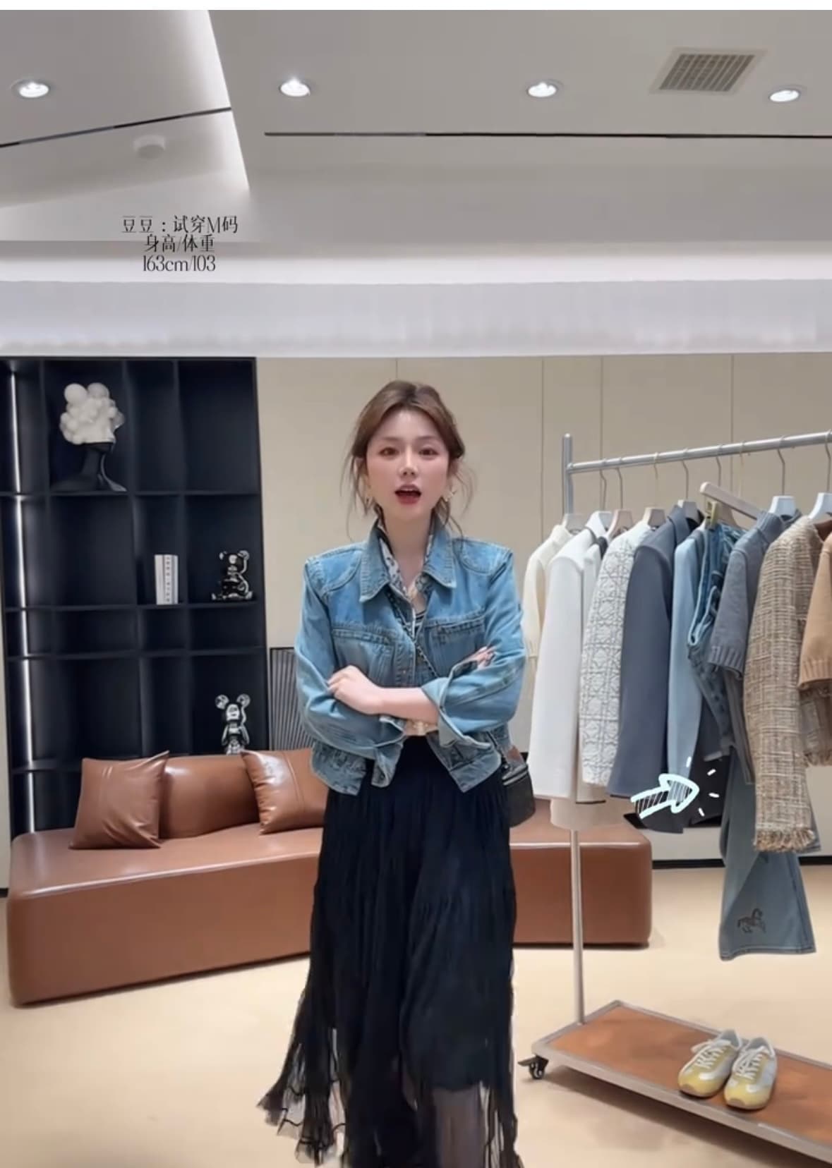 콩 추천 262619 봄 패션 한국 스타일 파란색 데님 재킷 쇼트 스타일 외국 가스 이미지 4