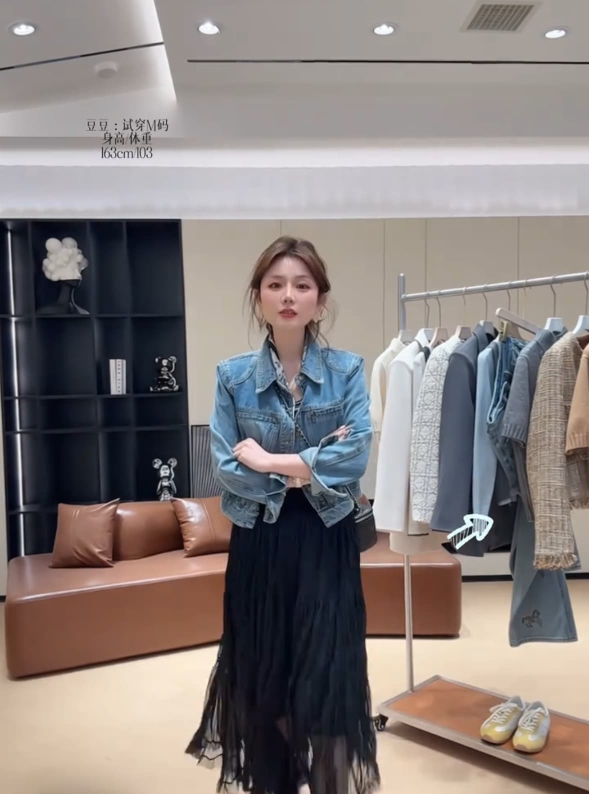 콩 추천 262619 봄 패션 한국 스타일 파란색 데님 재킷 쇼트 스타일 외국 가스 상세 이미지 1