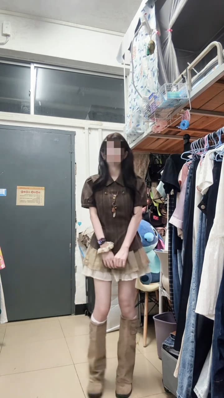 브라운 허리 수축 맨위 이미지 4