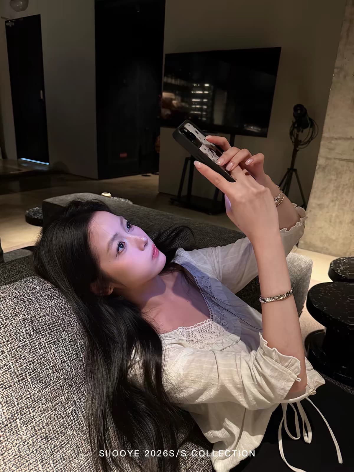 siiooye 화이트 한여름 7부 소매 면 100% 프랑스식 작은 셔츠 태양 보호 셔츠 여성 여름 순수한 욕망 바람 레이스 셔츠 맨위 이미지 4