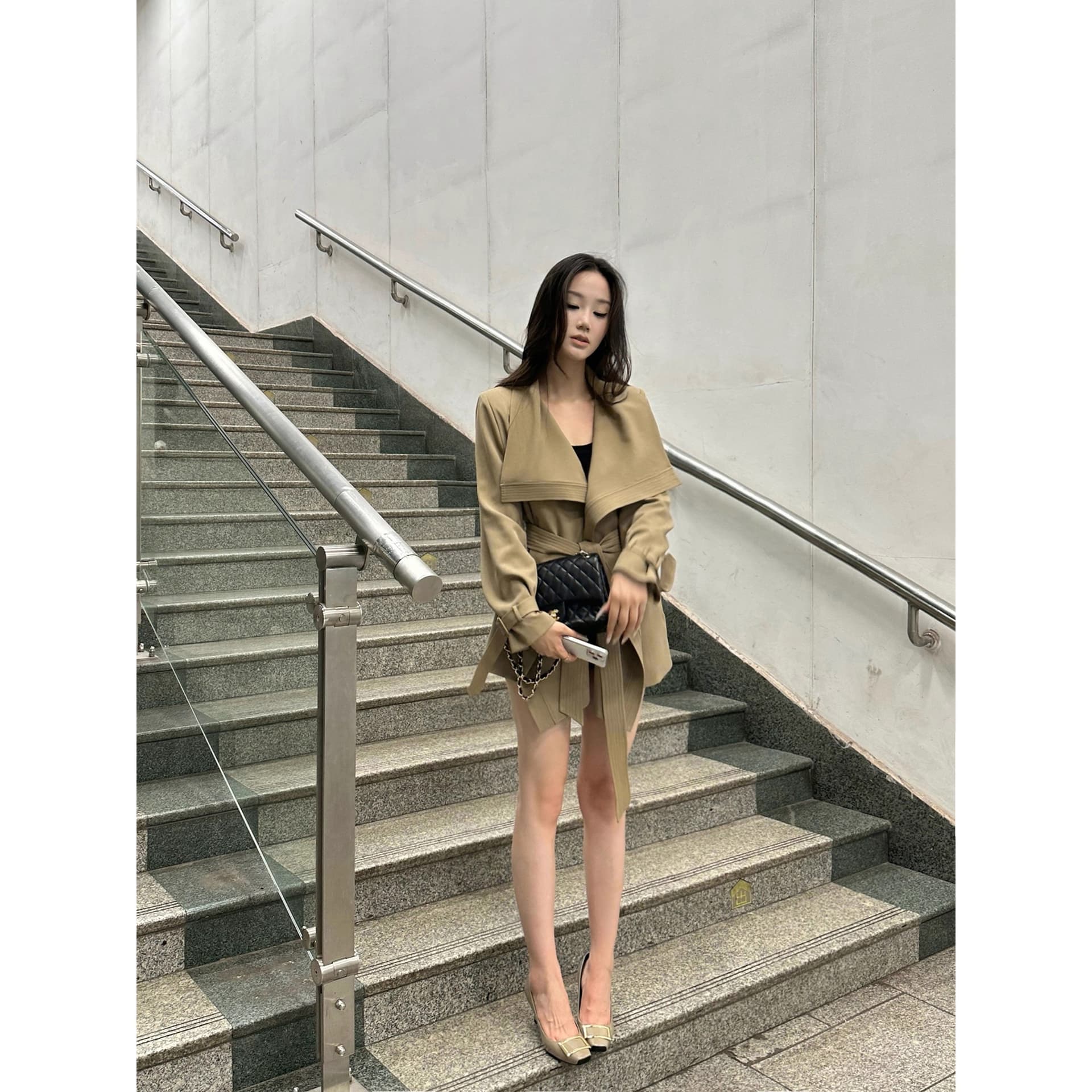 5werkwen 베이 촨 장면 어린이 고대 조기 바람막이 프릴 칼라 쇼트 스타일 빅 칼라 재킷 재킷 품격 코트 이미지 4