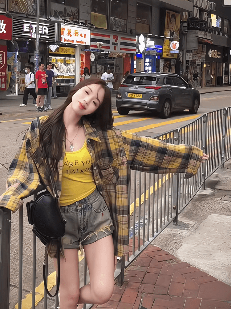아메리칸 레트로 파란색 체크무늬 여성 셔츠 가을 2026 새로운 셔츠 재킷 디자인 센스 작은 대중 맨위 이미지 2