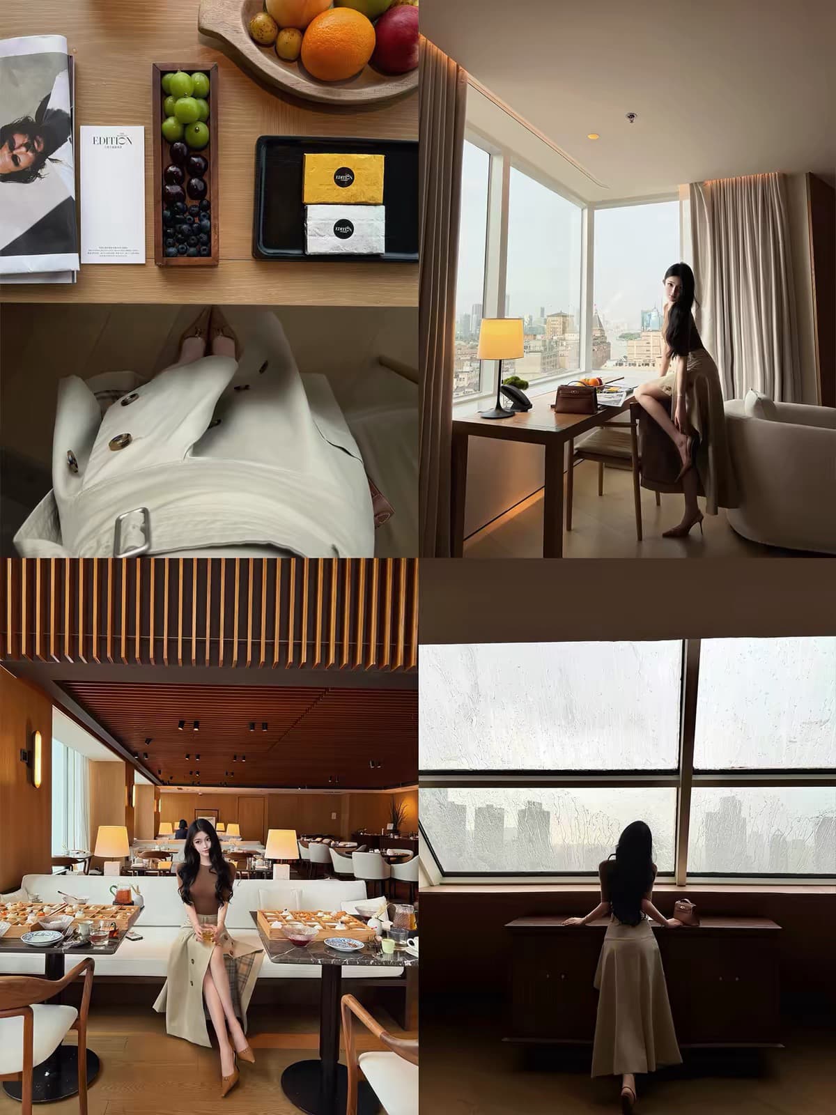 파리 길모퉁이 영국식 바람 디자인 센스 하이웨이스트 비대칭 반 스커트 체크무늬 한 마디 우산 치마 n 상세 이미지 3