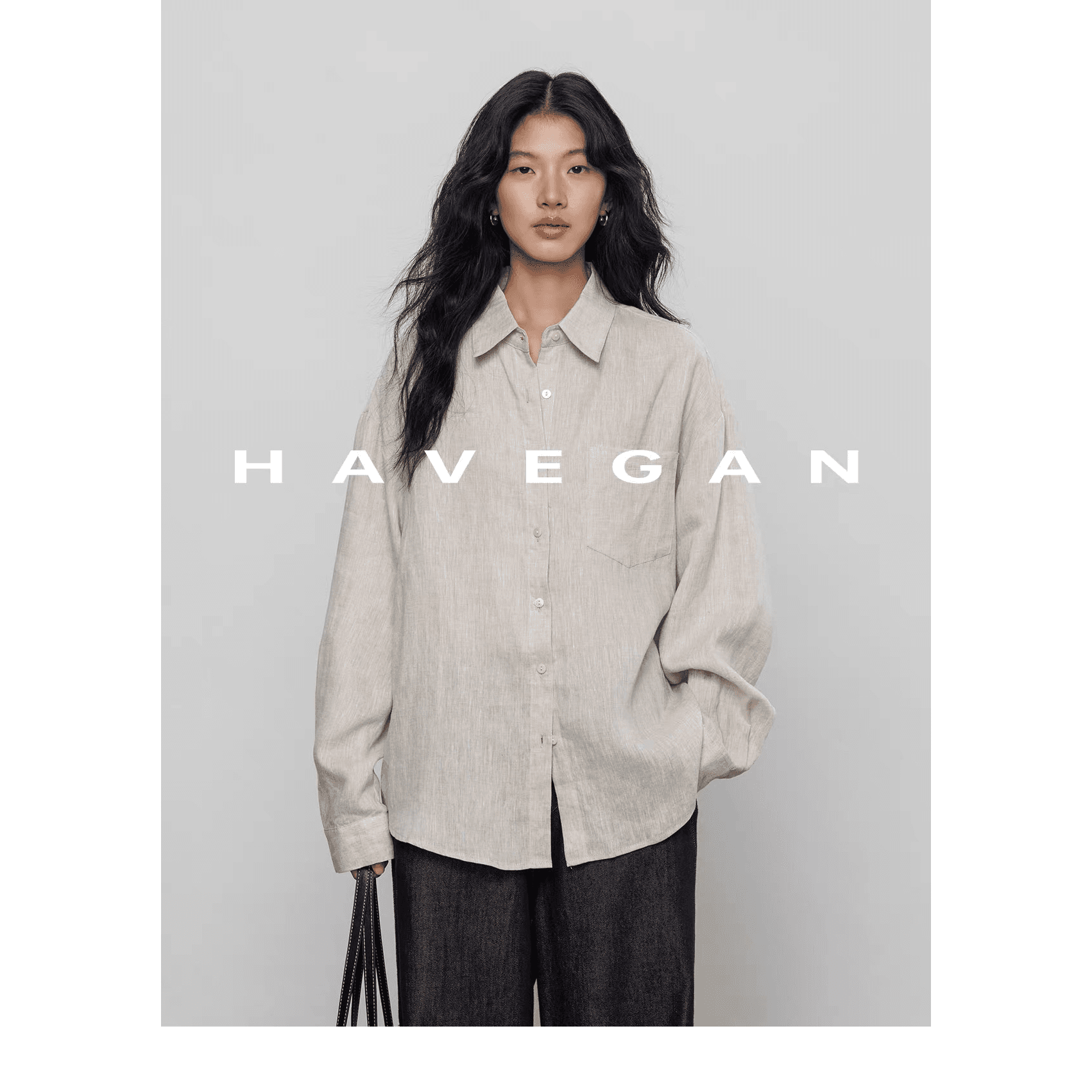 2026 가을 아마 블루 긴팔 여성 셔츠 레트로 고급 센스 출퇴근 오래된 돈 바람 맨위 상세 이미지 4
