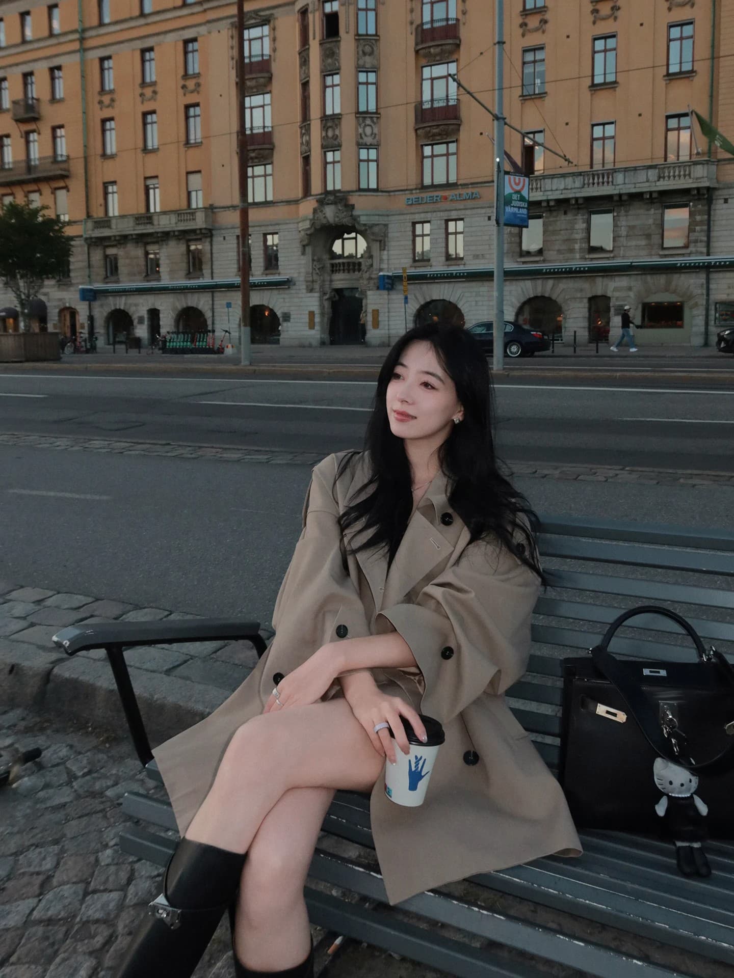 여름 시 라이 경기 서울 대 뒤집다 거절 칼라 이중 버튼 어깨 袢 바람막이 여성 가을 빛 요리 한 우아함 바람 루즈핏 마이크로 a 재킷 상세 이미지 2