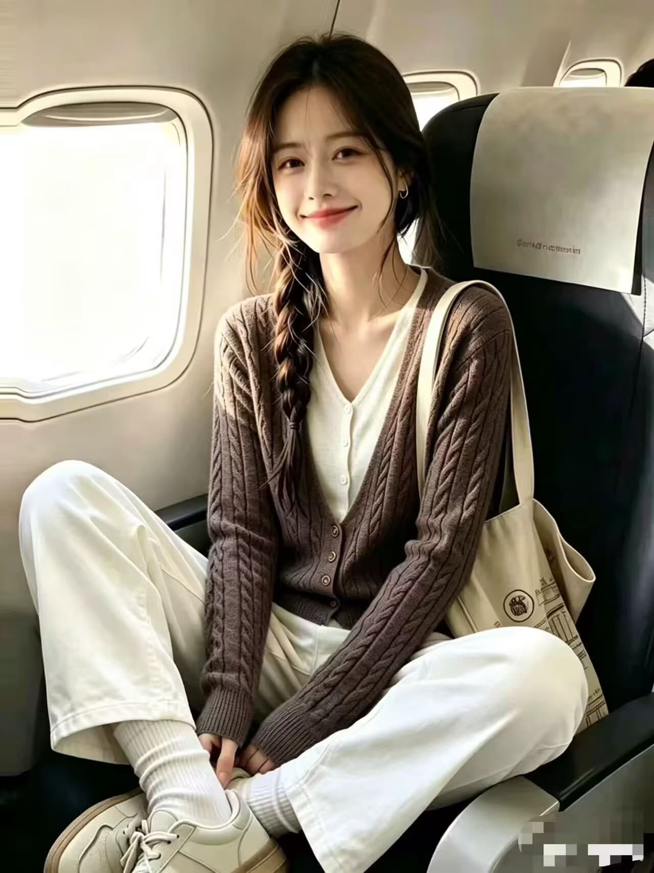 미니멀리즘 바람 여성 페이크 레이어드 V넥 니트 오픈 가디건 여성 느긋한 바람 스웨터 미니멀리즘 착용 가져 가라. 여성 의류 긴팔 상세 이미지 4