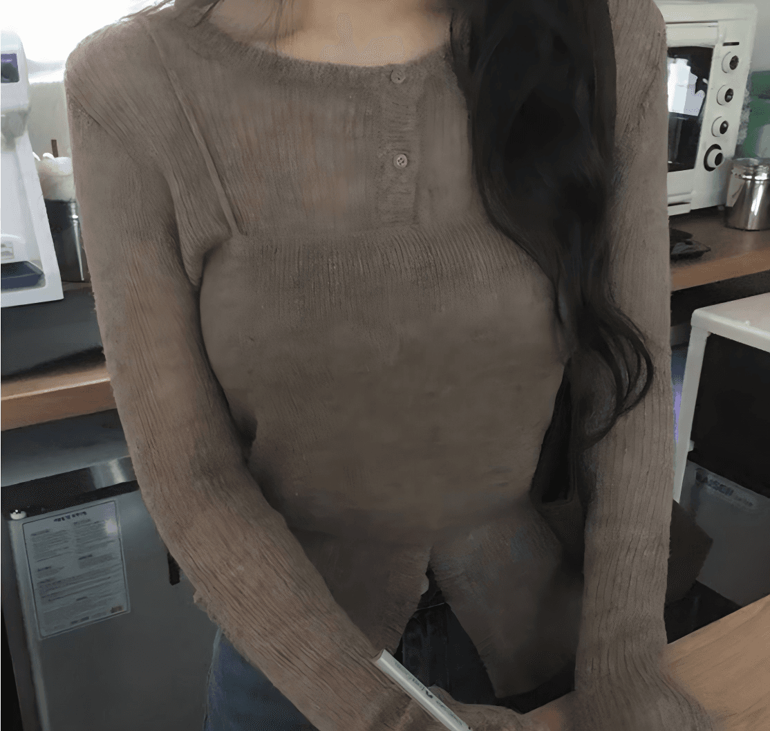 있음 선적 한국 chic 가을 새로운 투피스 세트 라운드 넥 몸매 가꾸기 니트 오픈 가디건 슬립 스택 착용 품격 세트 상세 이미지 7