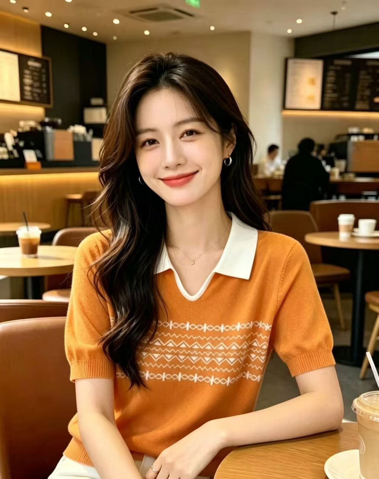 여름 POLO 칼라 니트 여성 의류 반팔 루즈핏 폴로 칼라 패치워크 색상 다용도 얇은 스타일 슬림해 보이는 맨위 티셔츠 기본 셔츠