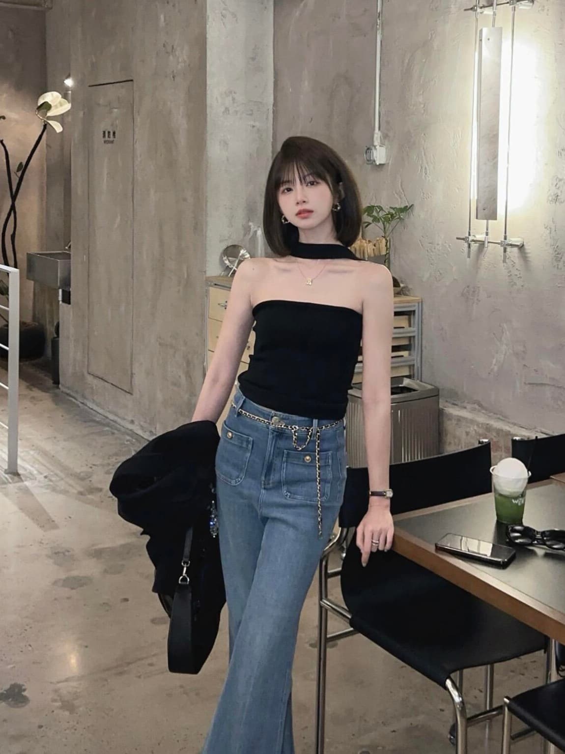 있음 도착 고유 한 아름다운 행침 목 캐미솔 외출용 여름 순수한 욕망 몸매 가꾸기 슬림해 보이는 몸매 가꾸기 슬림해 보이는 여성 상세 이미지 4