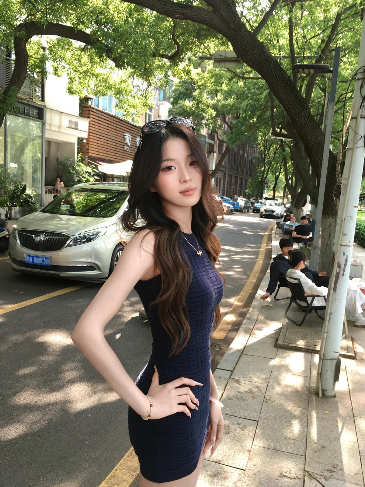 있음 도착 핫걸 순수한 욕망 섹시함 타이트 스커트 여성 여름 로얄 자매 몸매 가꾸기 허리 수축 슬림해 보이는 품격 민소매 드레스 상세 이미지 1