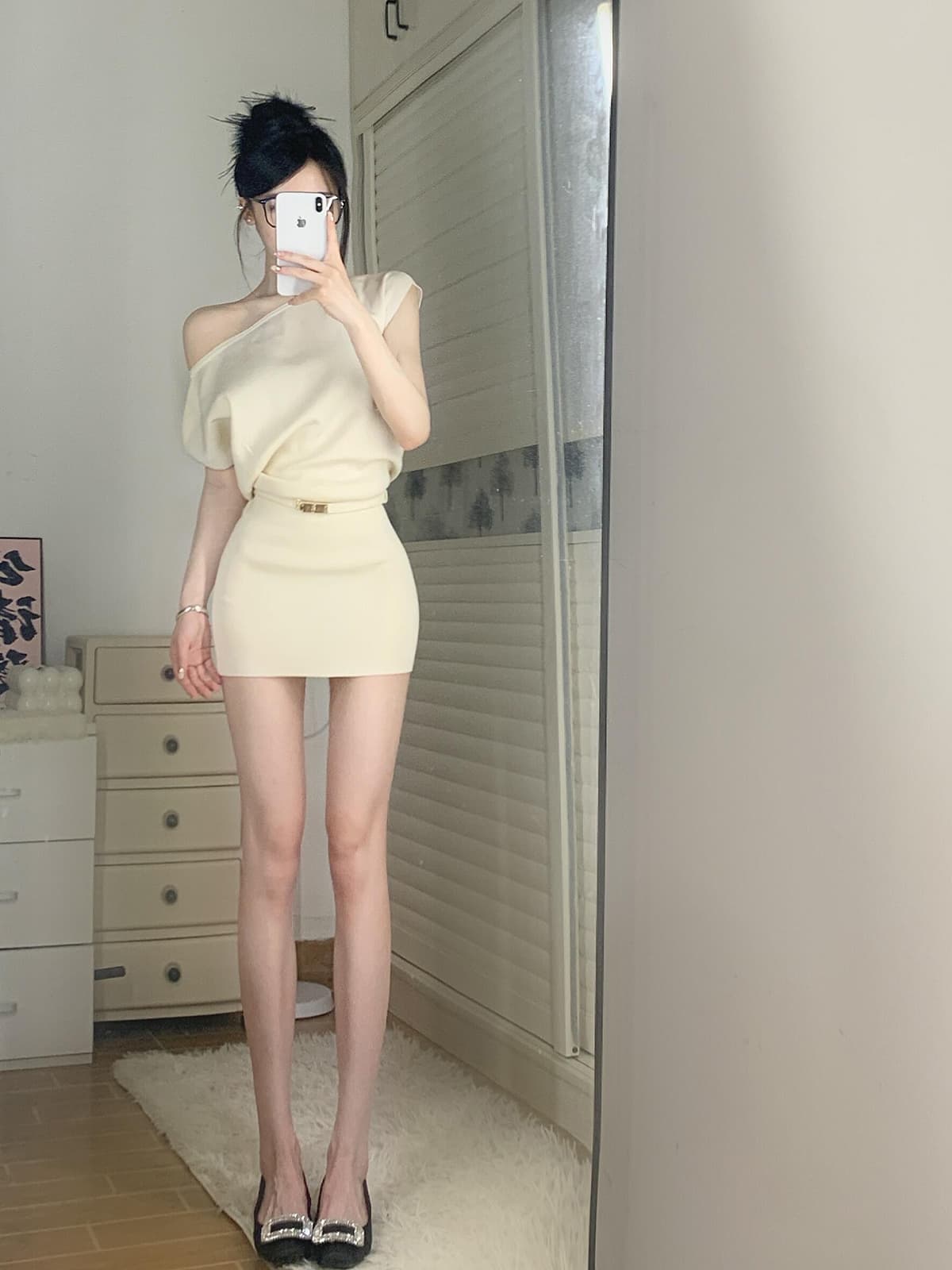 있음 도착 프라임 연 여성 주님 20 경 사진 니트 드레스 보내기 벨트 순수한 욕망 섹시함 패션 여름 상세 이미지 1