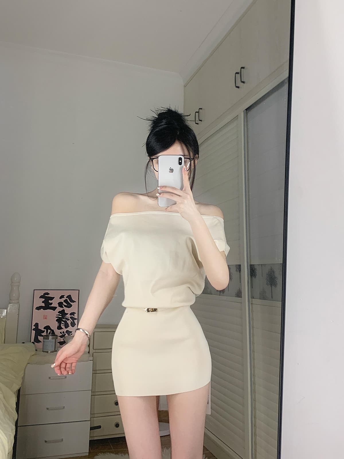 있음 도착 프라임 연 여성 주님 20 경 사진 니트 드레스 보내기 벨트 순수한 욕망 섹시함 패션 여름 상세 이미지 3