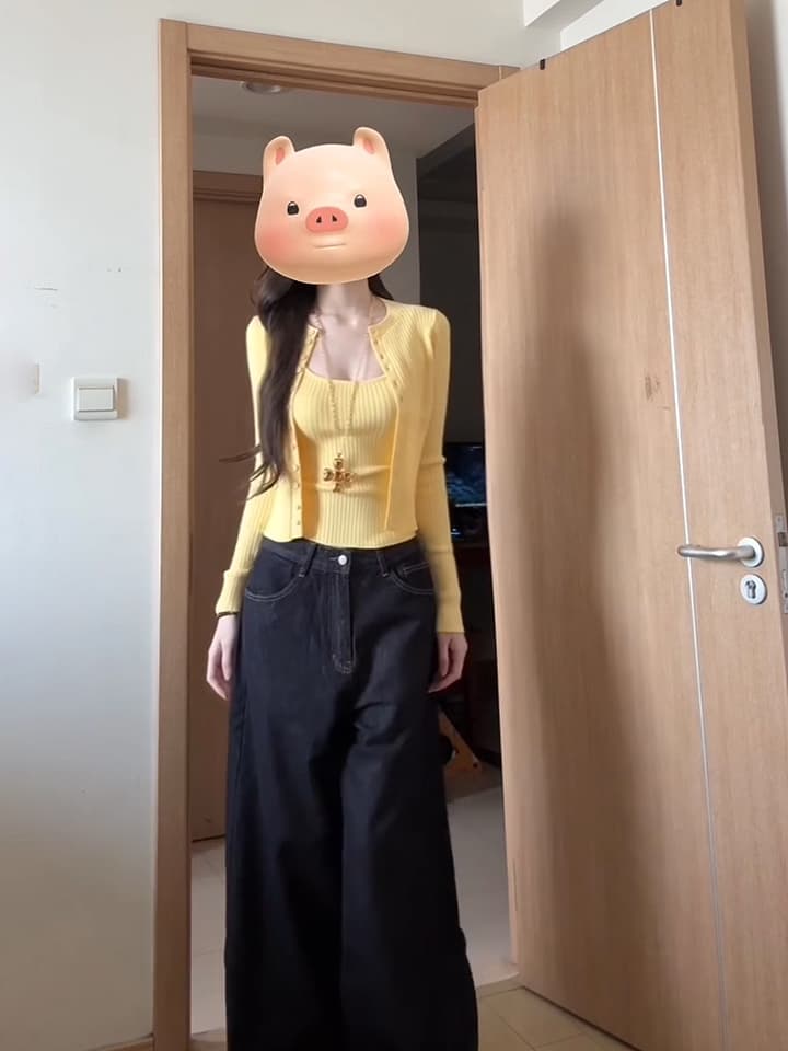 있음 도착 핫걸 니트 슬립 오픈 가디건 여성 조기 가을 인사이드 가져 가라. 재킷 한 부서 착용 가져 가라. 짧은 여성 가을 상세 이미지 6
