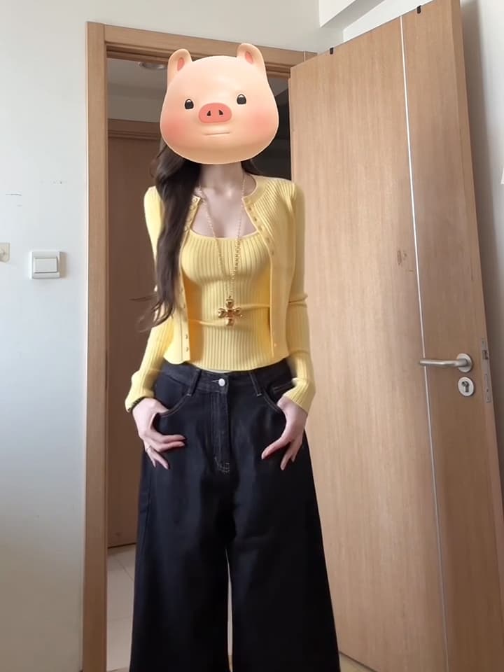 있음 도착 핫걸 니트 슬립 오픈 가디건 여성 조기 가을 인사이드 가져 가라. 재킷 한 부서 착용 가져 가라. 짧은 여성 가을 상세 이미지 7