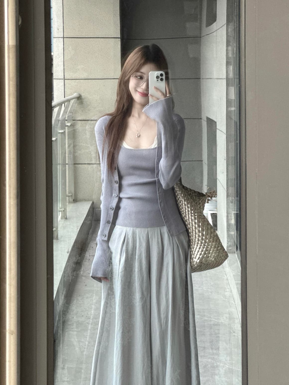 있음 도착 니트 오픈 가디건 여성 코트 가을 긴팔 얇은 스타일 행침 목 조끼 디자인 센스 투피스 슈트 여성 가을